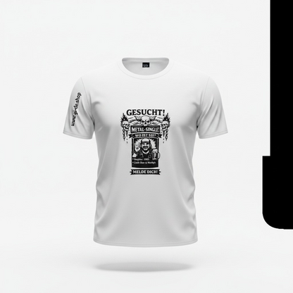 Metal Single T-Shirt personalisiert – Fun Shirt für Metal Fans mit Wunsch Baujahr