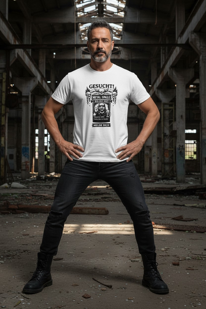 Metal Single T-Shirt personalisiert – Fun Shirt für Metal Fans mit Wunsch Baujahr