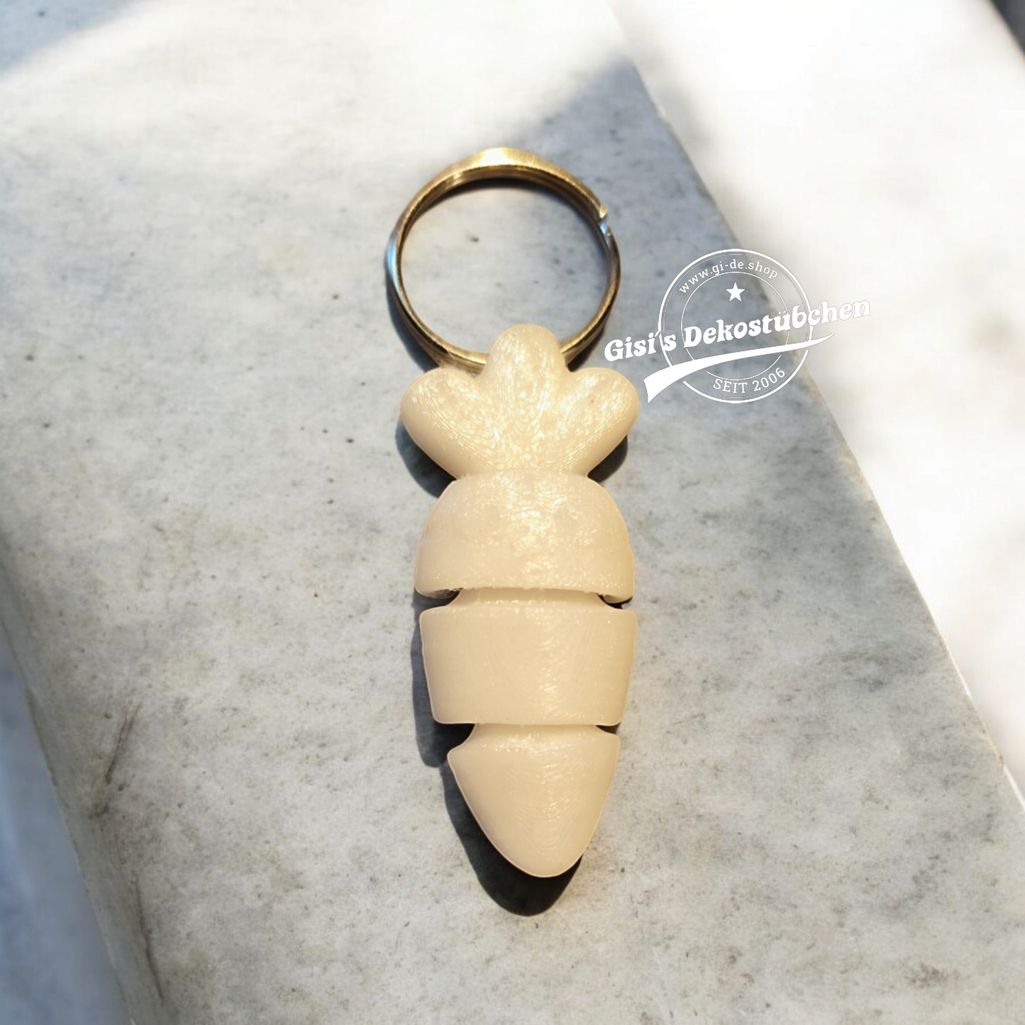 Mini-Flexi-Karotte-Schlüsselanhänger