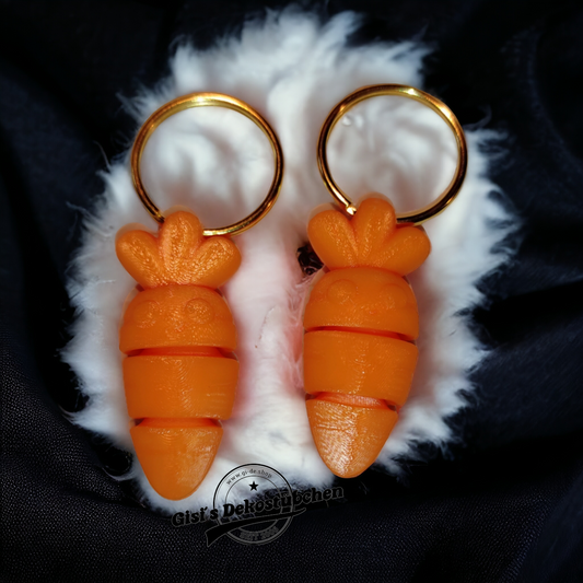 Mini-Flexi-Karotte-Schlüsselanhänger