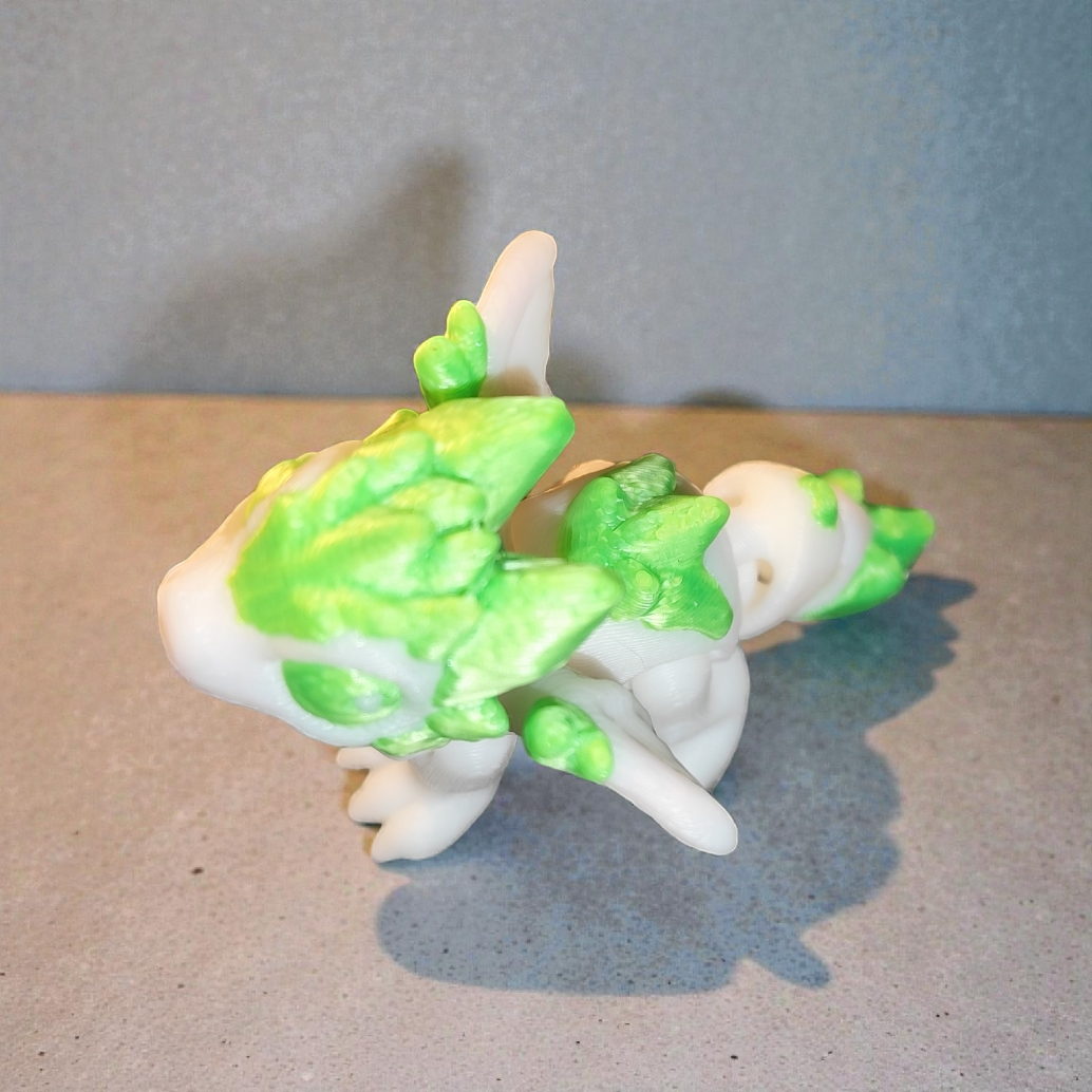 Mini Flexi Drache 3D Druck – Beweglicher kleiner Drache – Wunschfarben möglich