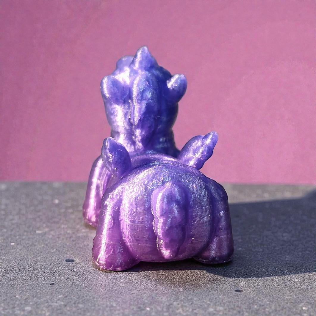 Mini Flexi Pegasus – bewegliche 3D-Druck Figur zum Fummeln & Dekorieren