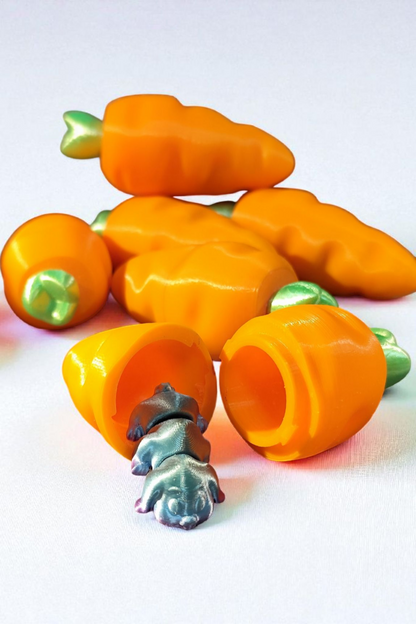 Mini Hase in Karottenbox