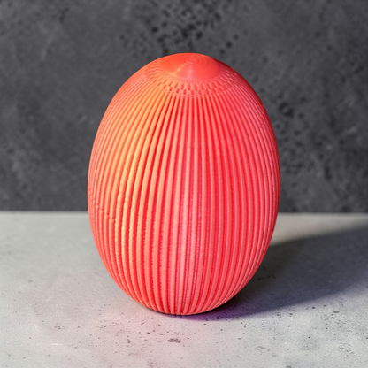 🥚 Moderne Rillen-Ostereier aus dem 3D-Druck – einzeln oder im 3er-Set