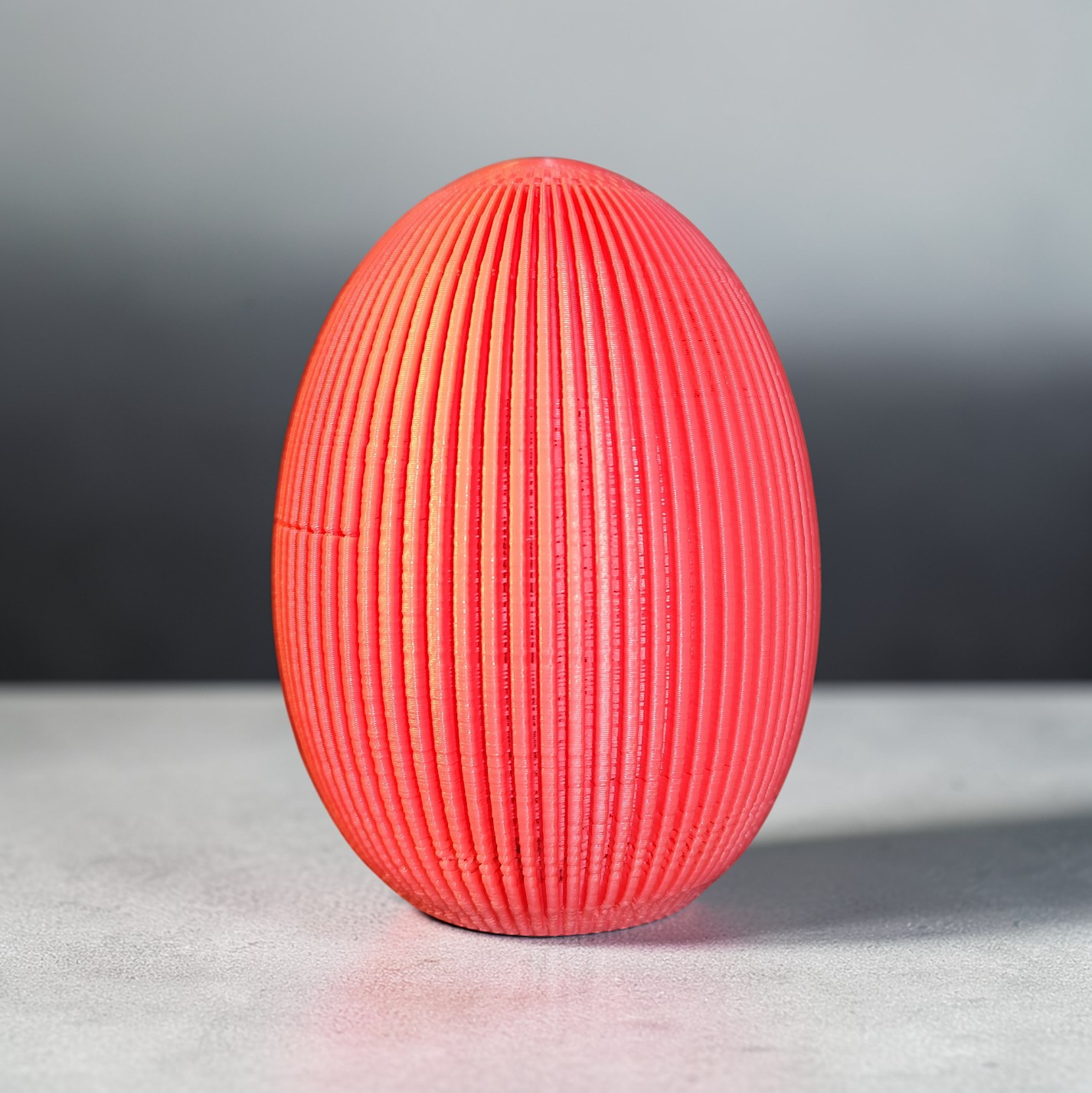 🥚 Moderne Rillen-Ostereier aus dem 3D-Druck – einzeln oder im 3er-Set