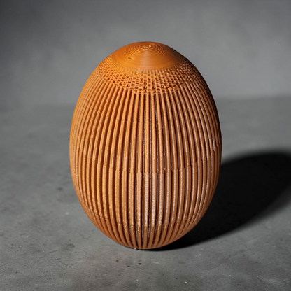 🥚 Moderne Rillen-Ostereier aus dem 3D-Druck – einzeln oder im 3er-Set