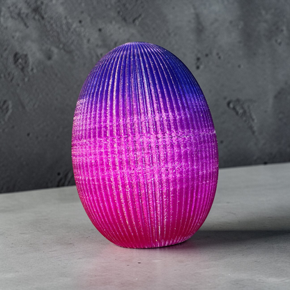 🥚 Moderne Rillen-Ostereier aus dem 3D-Druck – einzeln oder im 3er-Set
