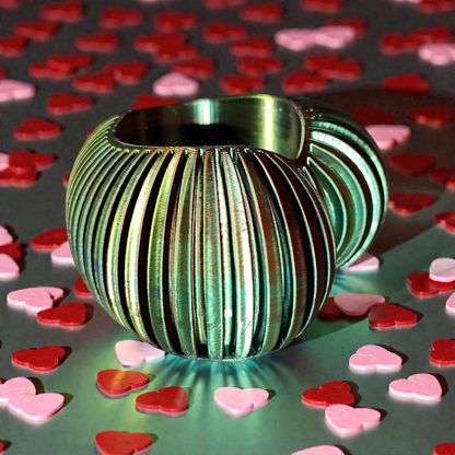 Moderner Herz-Teelichthalter – stilvolle Deko für LED-Teelichter