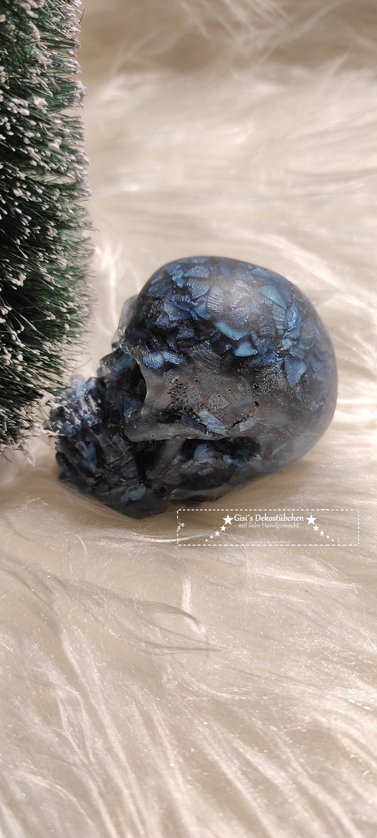 Muschel Schädel Resin Kunst