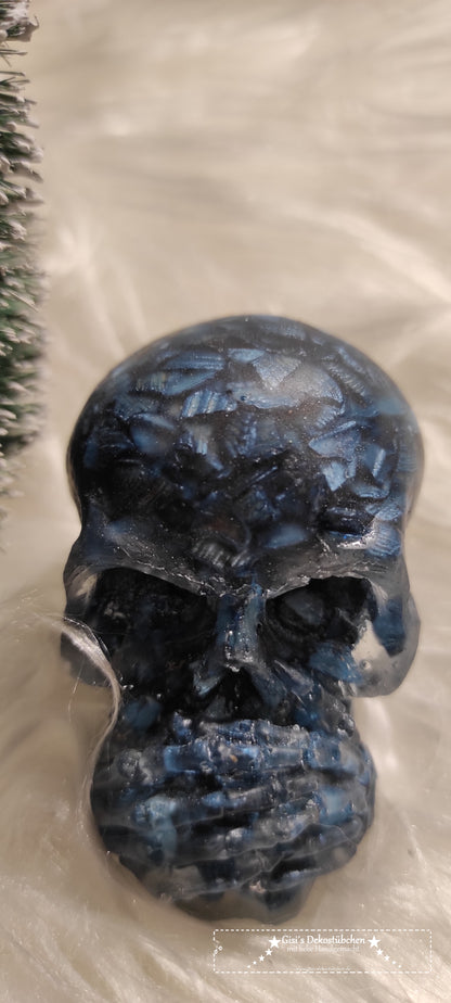 Muschel Schädel Resin Kunst