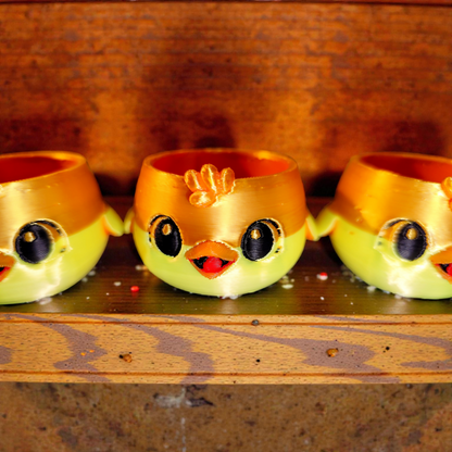 Niedlicher Küken-Eierbecher aus dem 3D-Druck