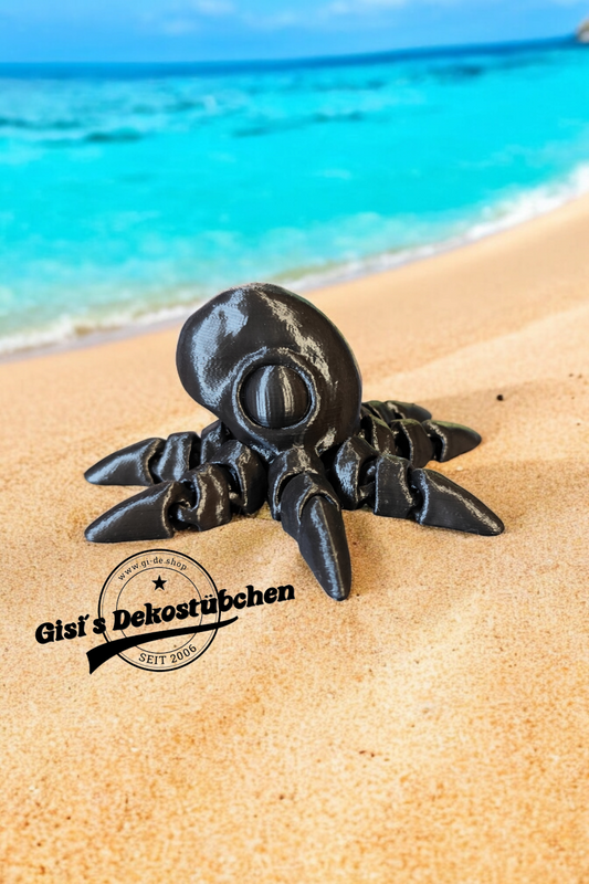 Octopus Krake voll beweglich viele Farben