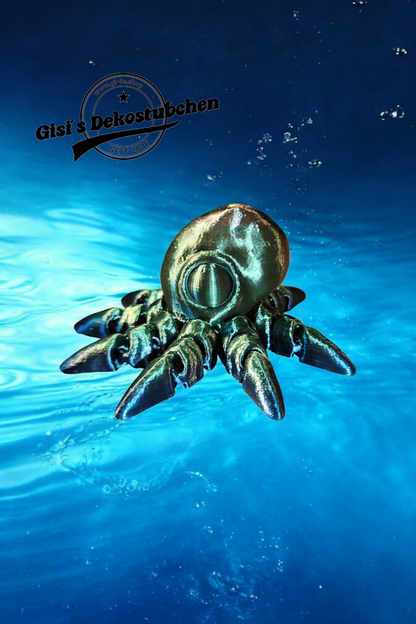 Octopus Krake voll beweglich viele Farben