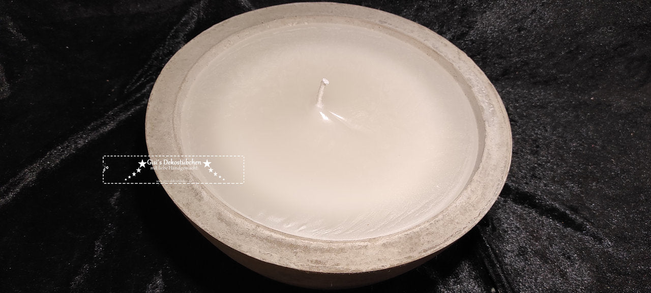 Outdoor Beton Kerze Hestia – Durchmesser 24cm