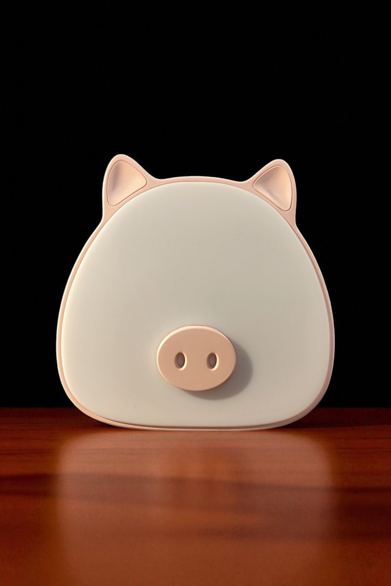Personalisierte Nachtlampe – süßes Schweinchen mit Name, Touch- & Dimmfunktion, akkubetrieben