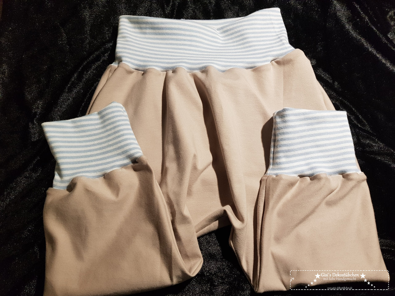 Pumphose-Mitwachshose , Beige