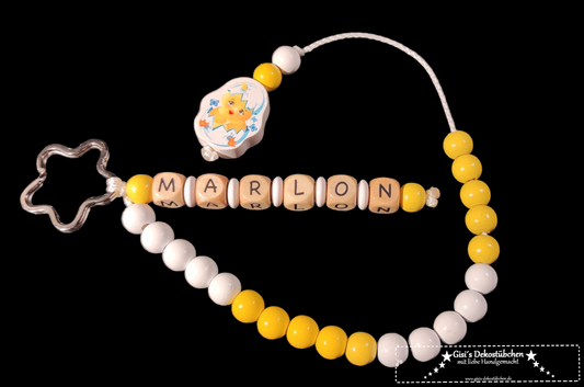 Rechenkette  mit Motiv Name  Zählhilfe