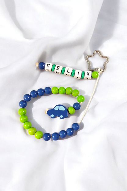 Rechenkette  mit Motiv Name  Zählhilfe