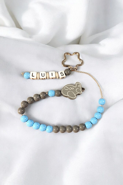 Rechenkette  mit Motiv Name  Zählhilfe