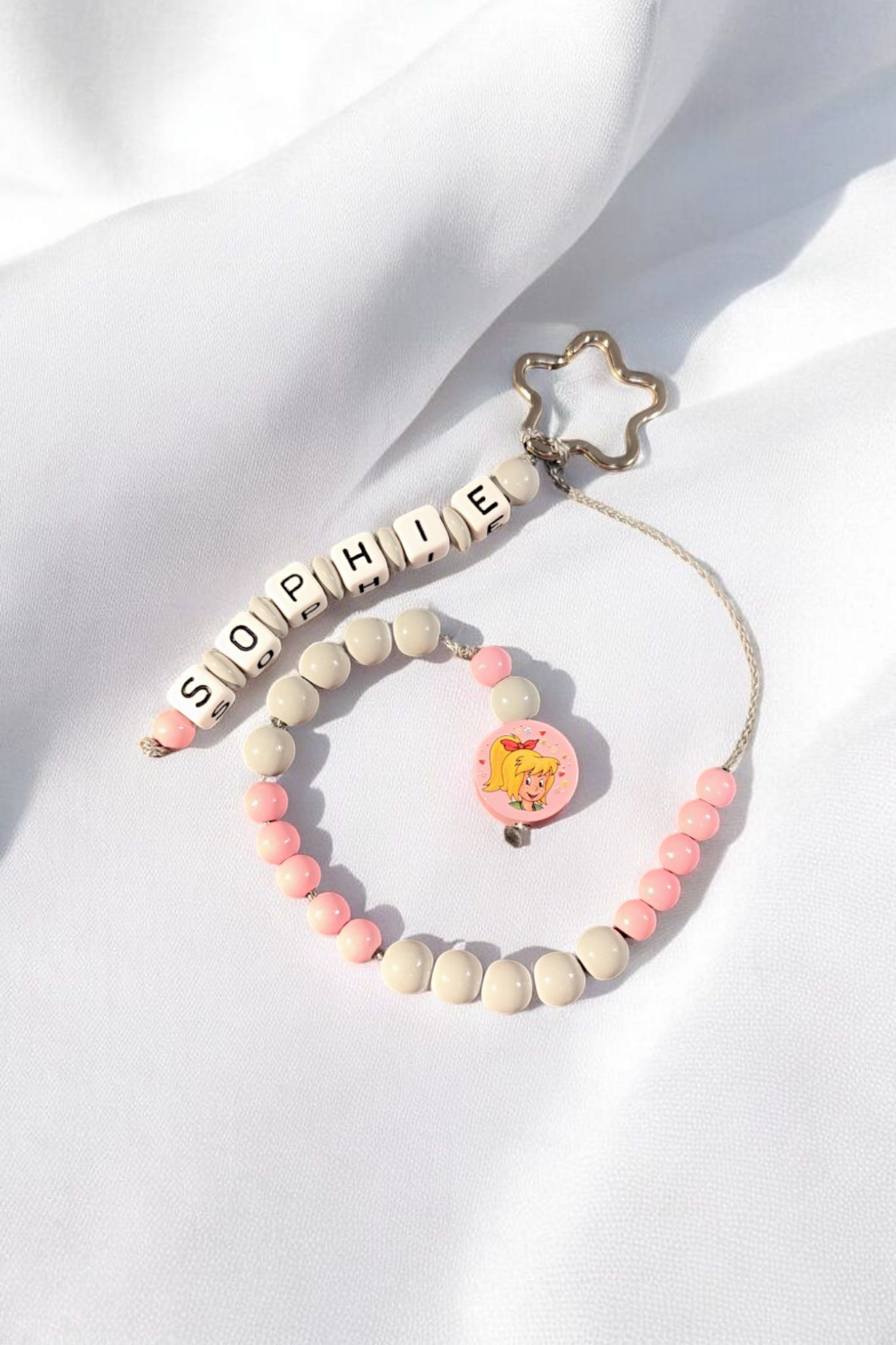 Rechenkette  mit Motiv Name  Zählhilfe