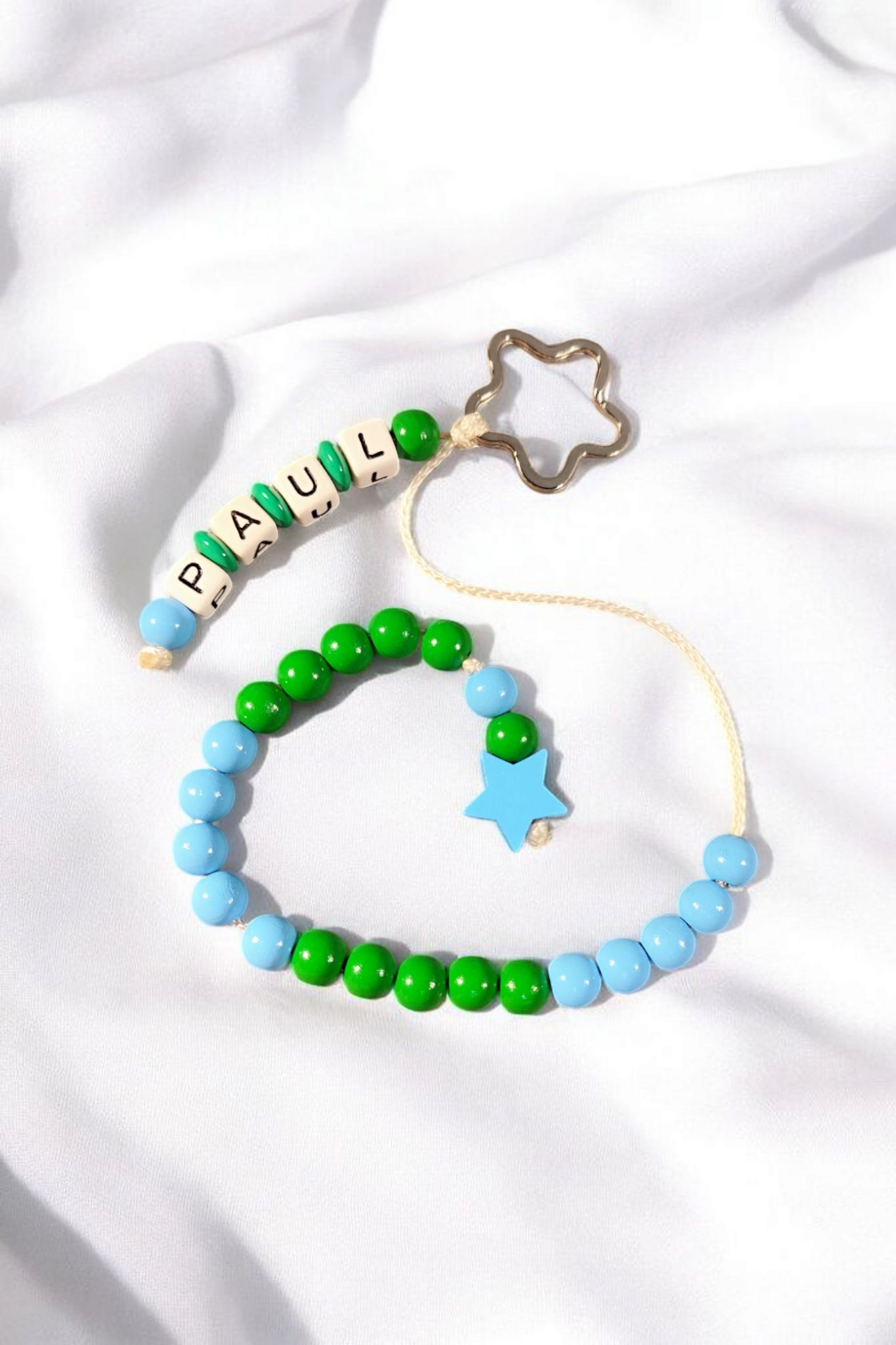 Rechenkette  mit Motiv Name  Zählhilfe
