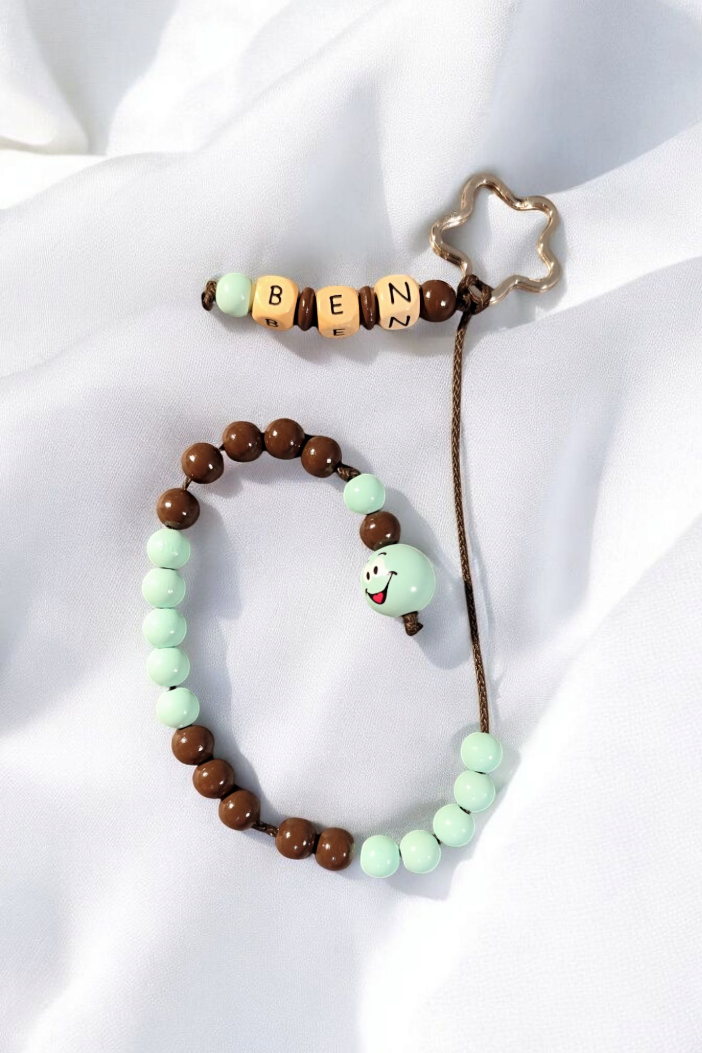Rechenkette  mit Motiv Name  Zählhilfe