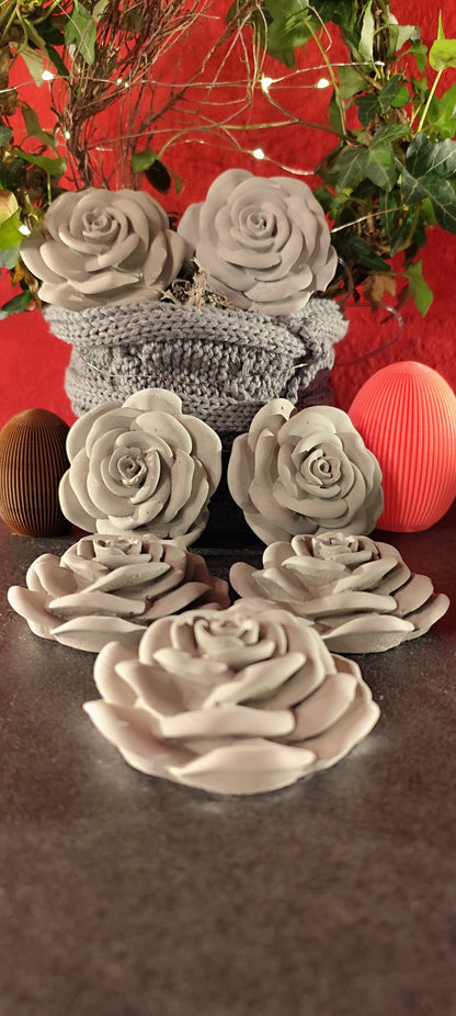Rose aus Beton Handarbeit Wetterfest unikat