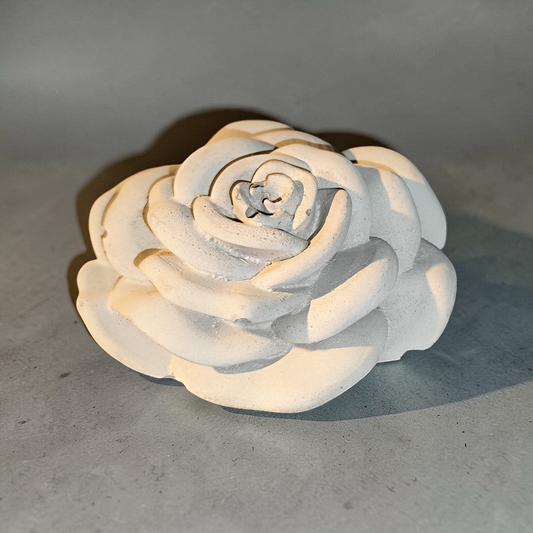 Rose aus Beton Handarbeit Wetterfest unikat