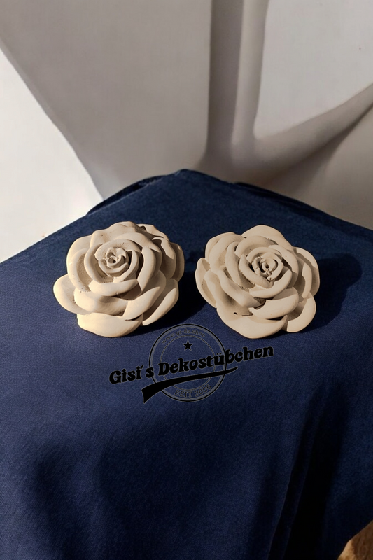 Rose aus Beton Handarbeit Wetterfest unikat