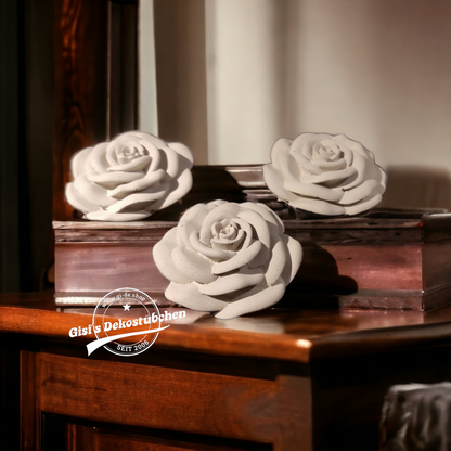 Rose aus Beton Handarbeit Wetterfest unikat