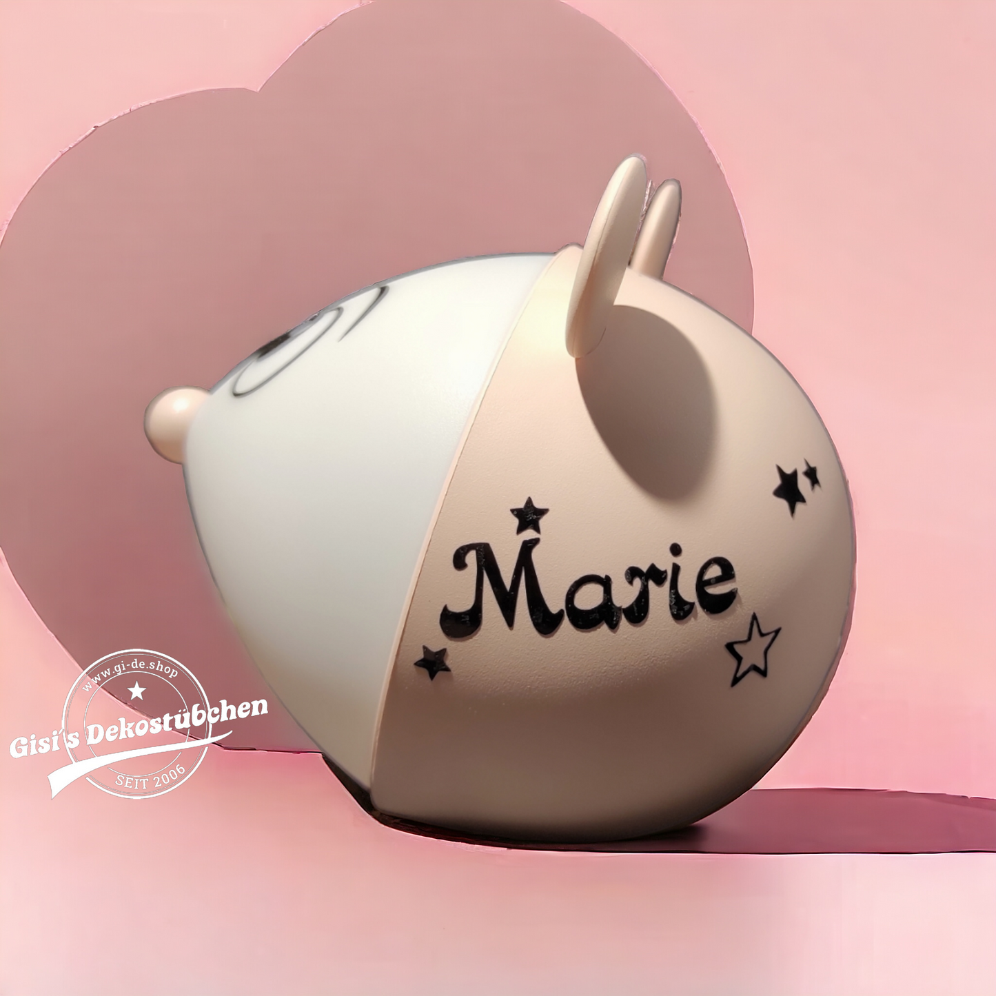 Schlaf gut Maus mit Namen und touch