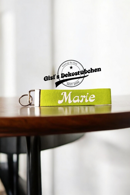 Schlüsselanhänger Filz personalisierbar