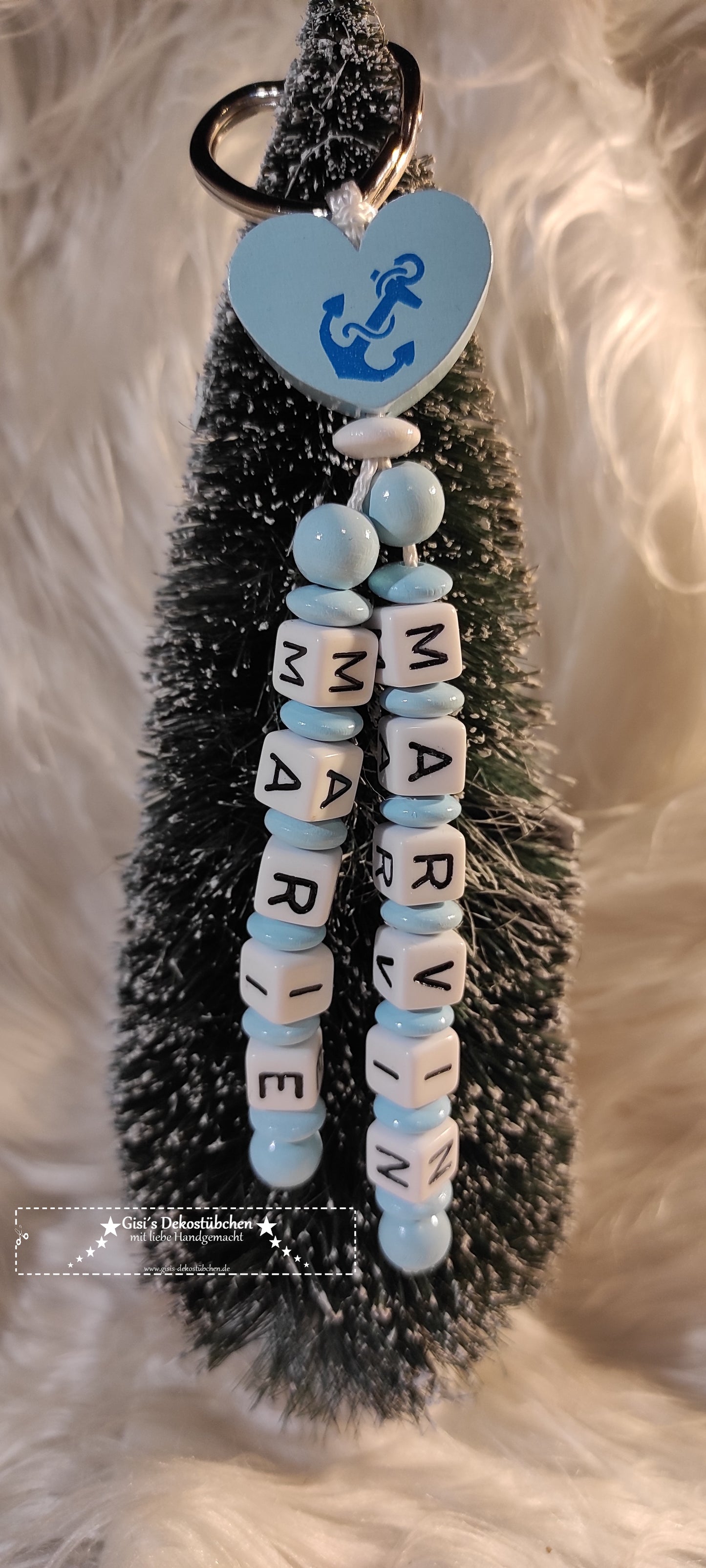 Schlüsselring Schlüsselanhänger mit Name