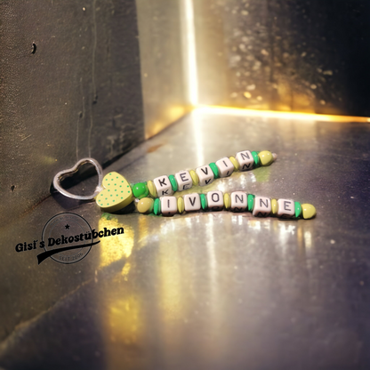 Schlüsselring Schlüsselanhänger mit Name