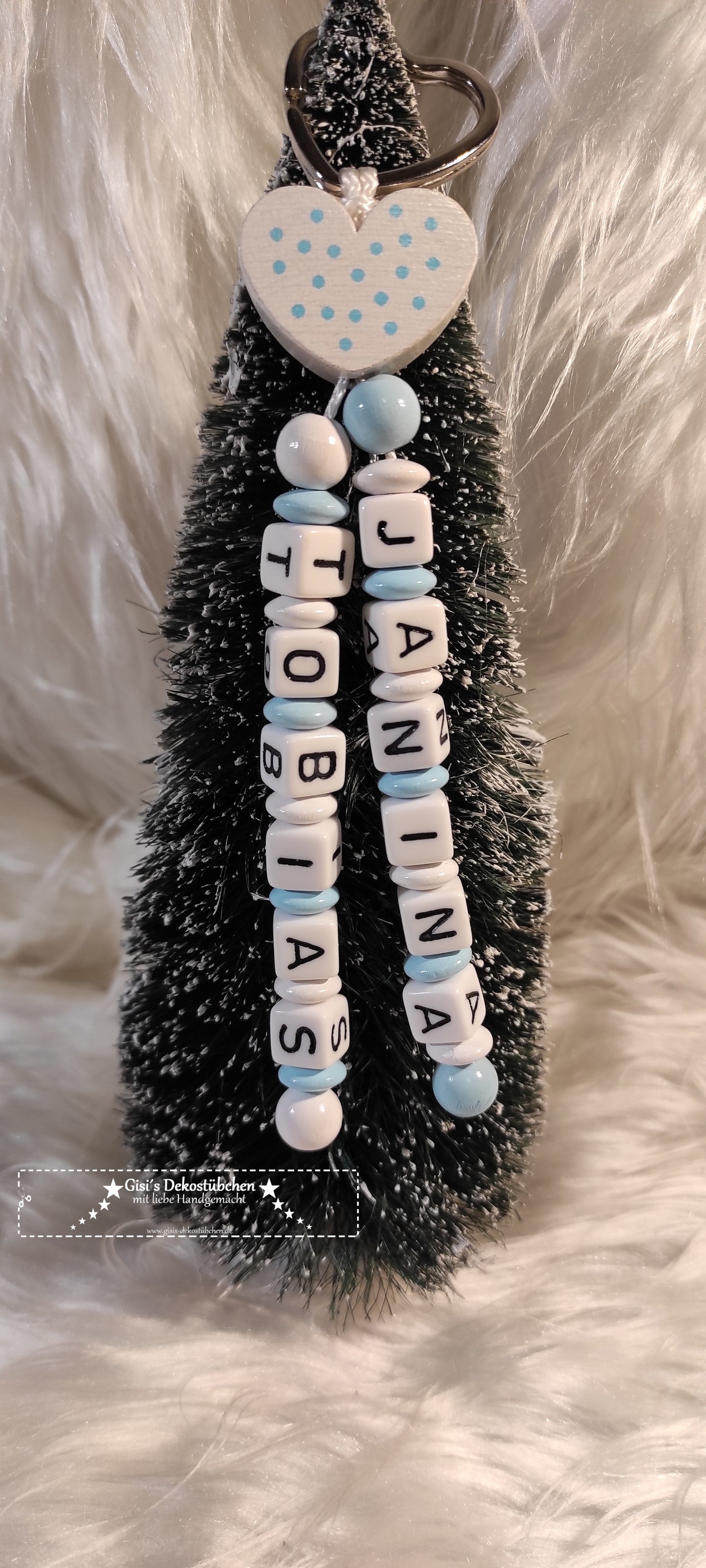 Schlüsselring Schlüsselanhänger mit Name