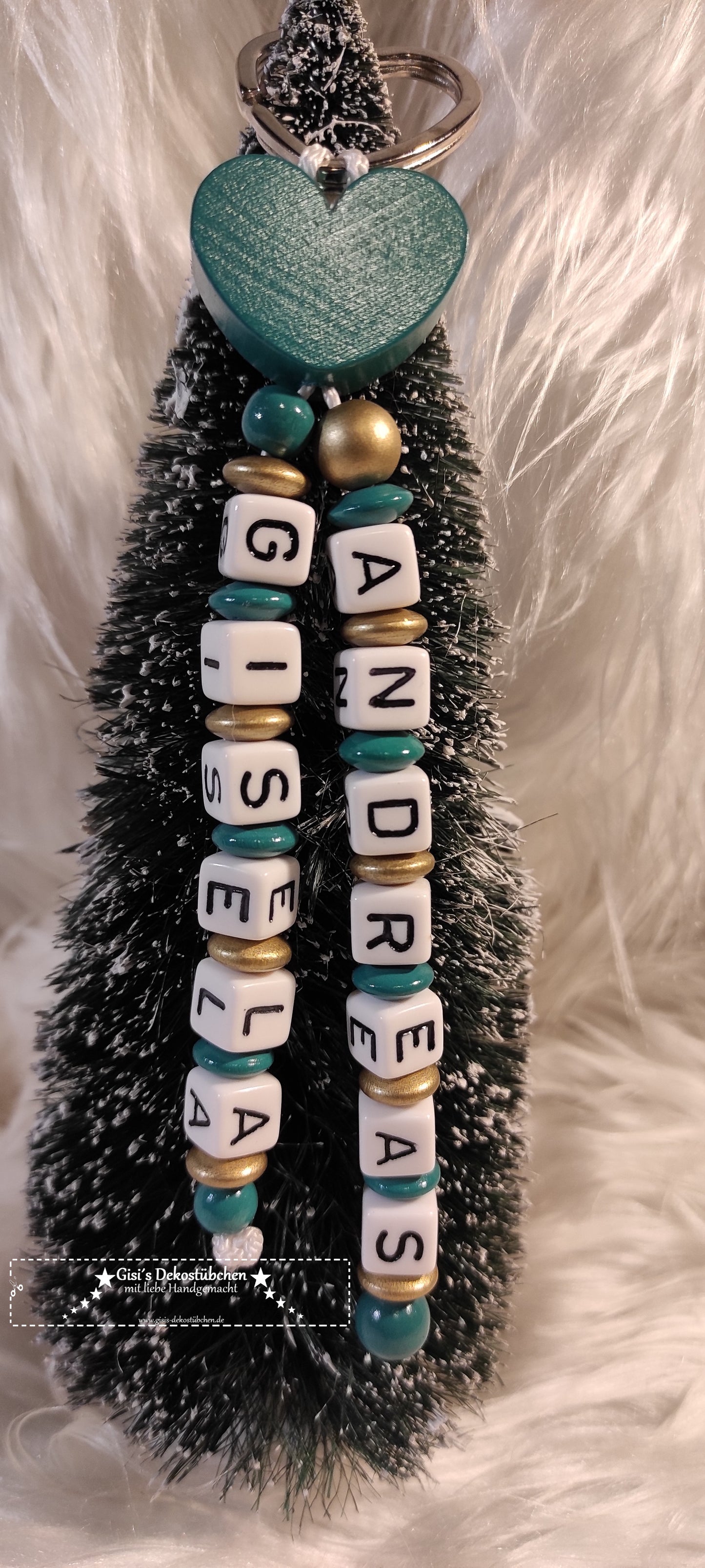 Schlüsselring Schlüsselanhänger mit Name