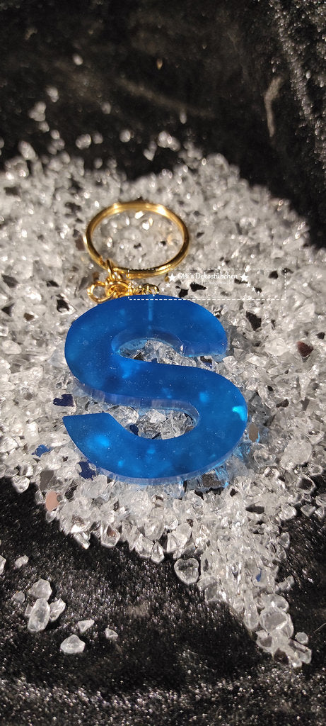 Buchstabe Schlüsselanhänger Glow the Dark