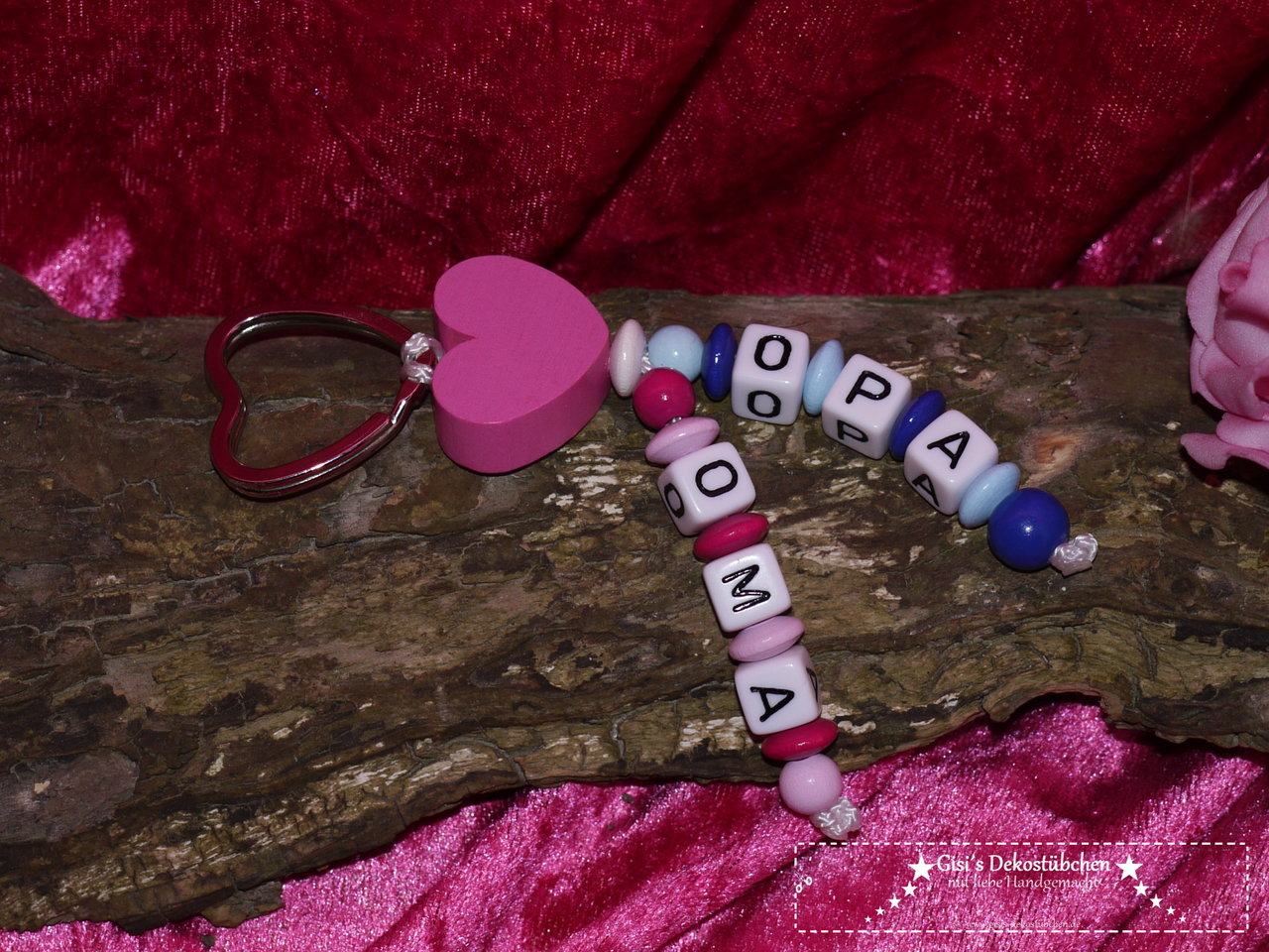 Schlüsselring Schlüsselanhänger mit Name