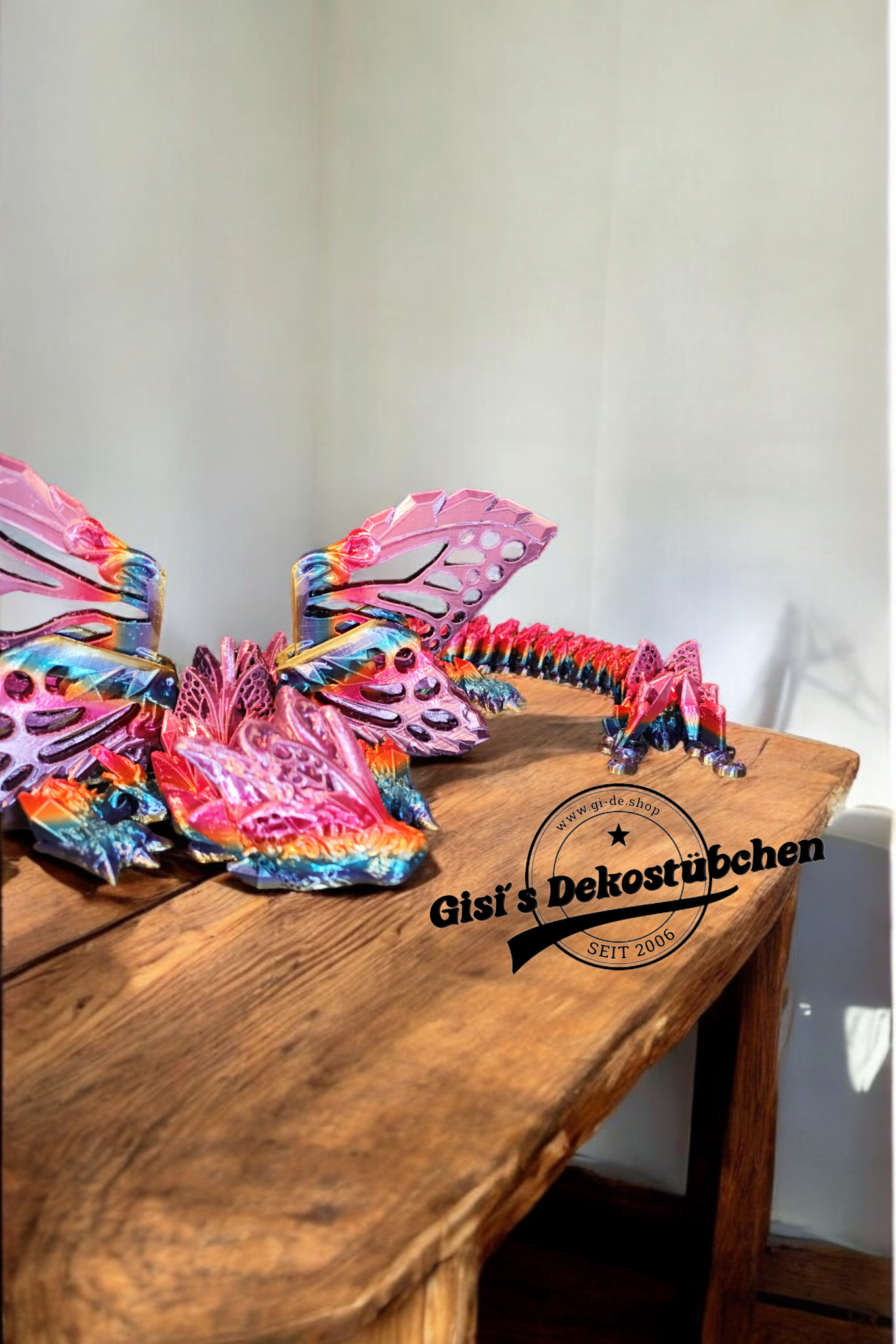 Schmetterlings-Wolfdrachen 3D Druck Flexi