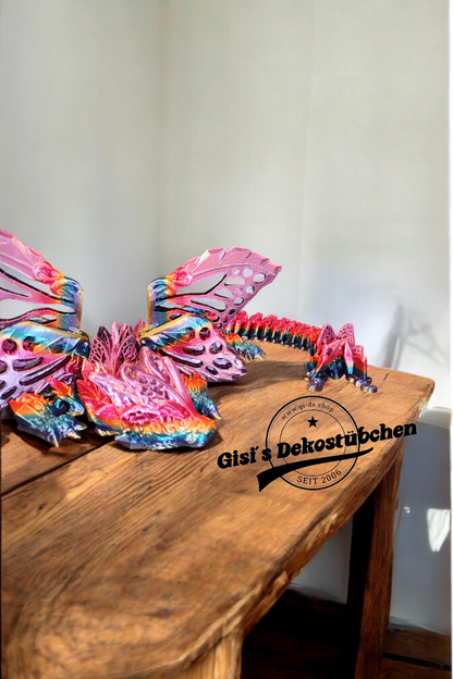 Schmetterlings-Wolfdrachen 3D Druck Flexi