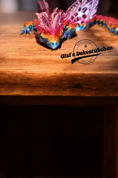 Schmetterlings-Wolfdrachen 3D Druck Flexi
