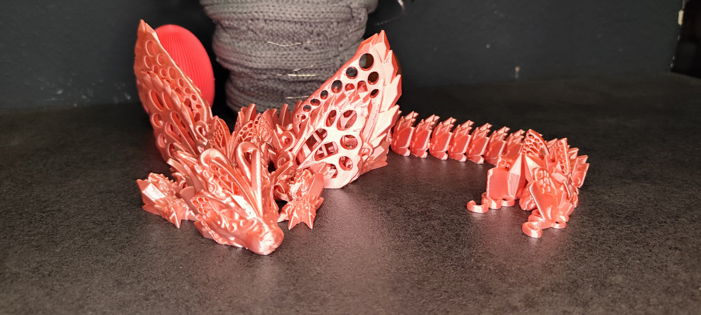 Schmetterlings-Wolfdrachen 3D Druck Flexi