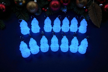 Schneemann Fidget Spielzeug 3D Gedruckt Schlüsselanhänger Fidget Taschenanhänger Weihnachtsgeschenk