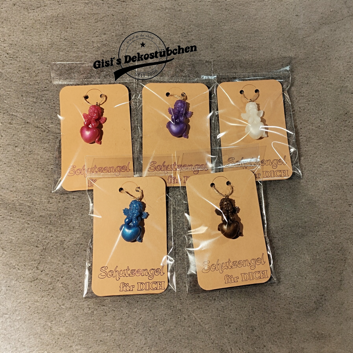 Schutzengel aus Harz