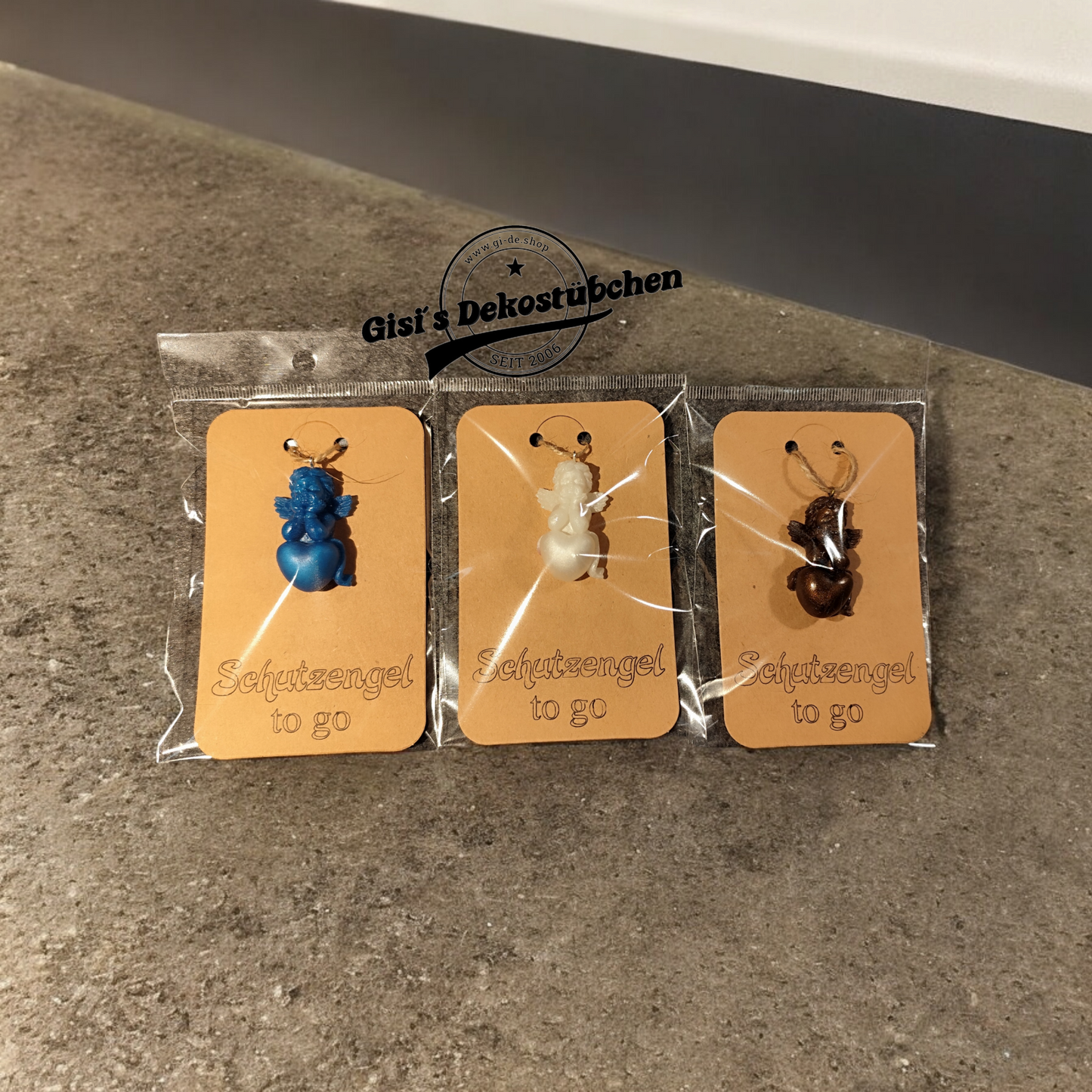 Schutzengel aus Harz