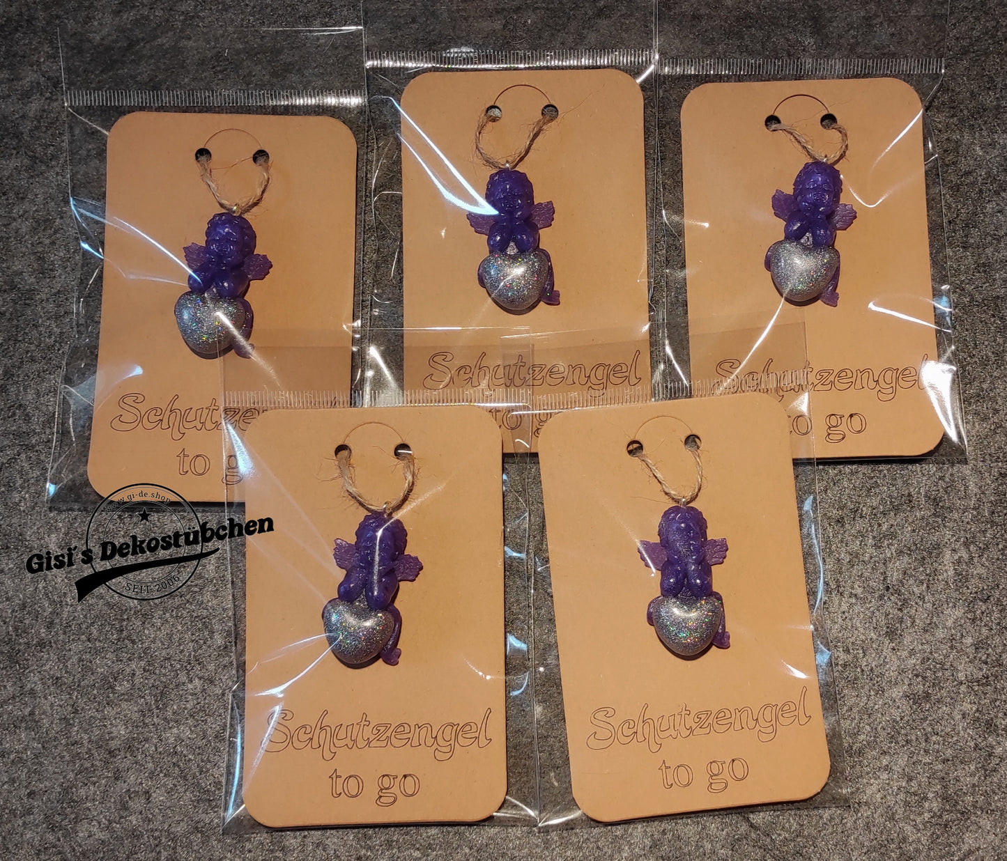 Schutzengel aus Harz