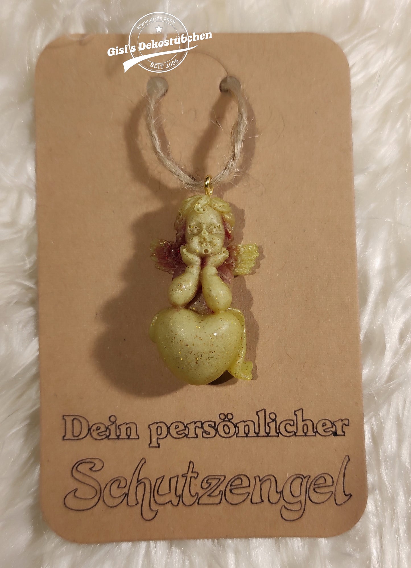 Schutzengel aus Harz