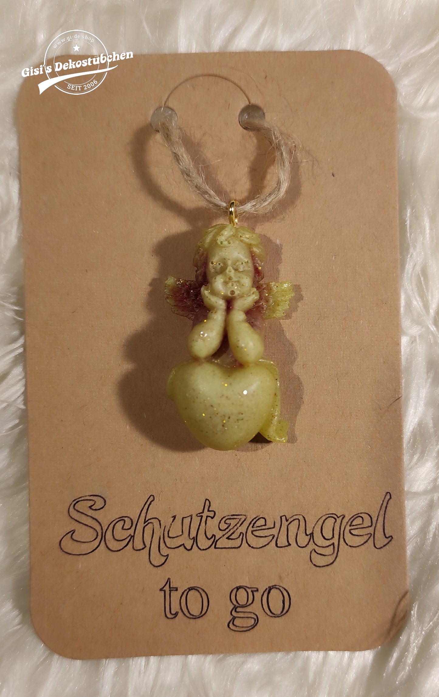 Schutzengel aus Harz