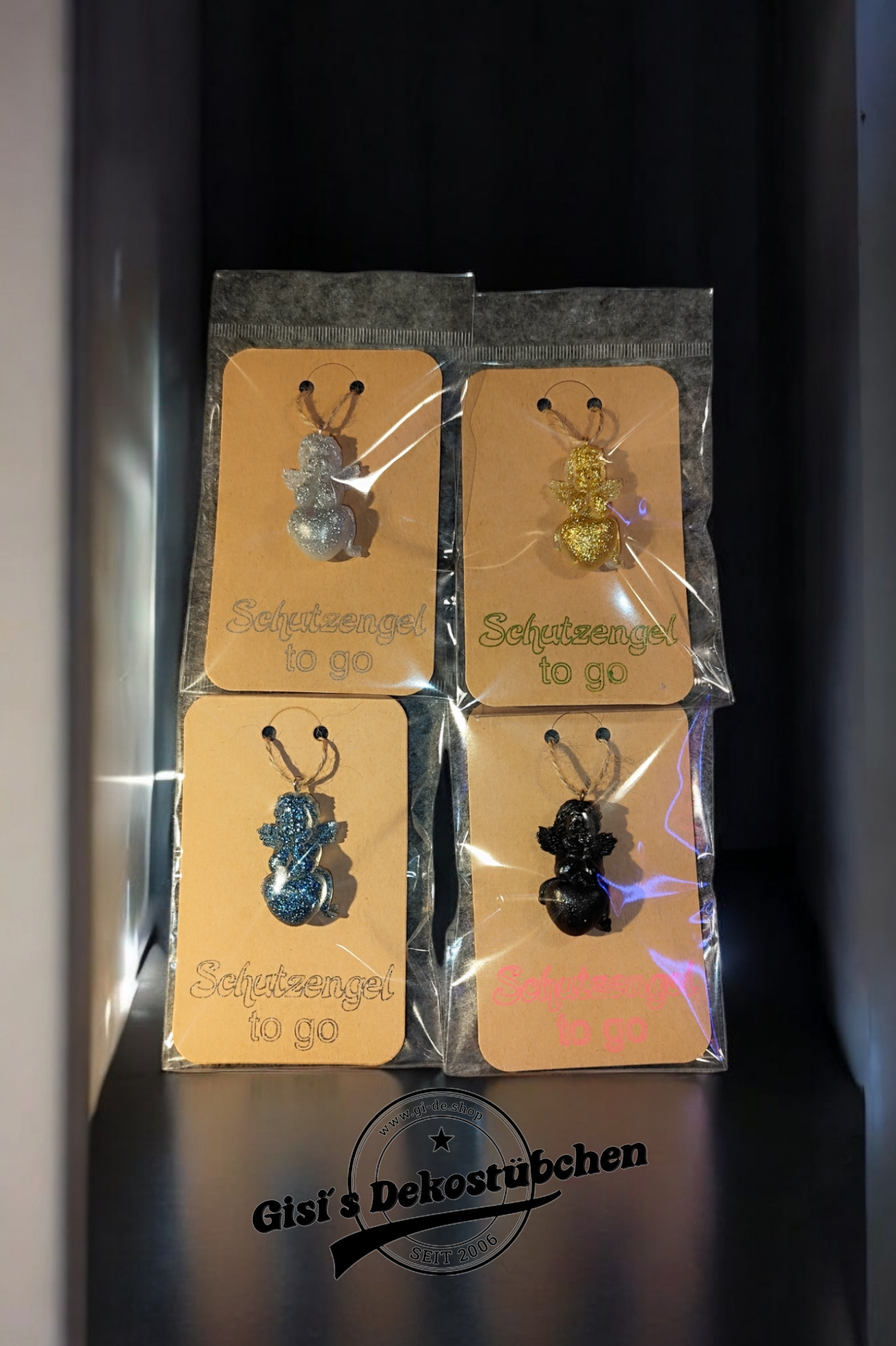 Schutzengel aus Harz