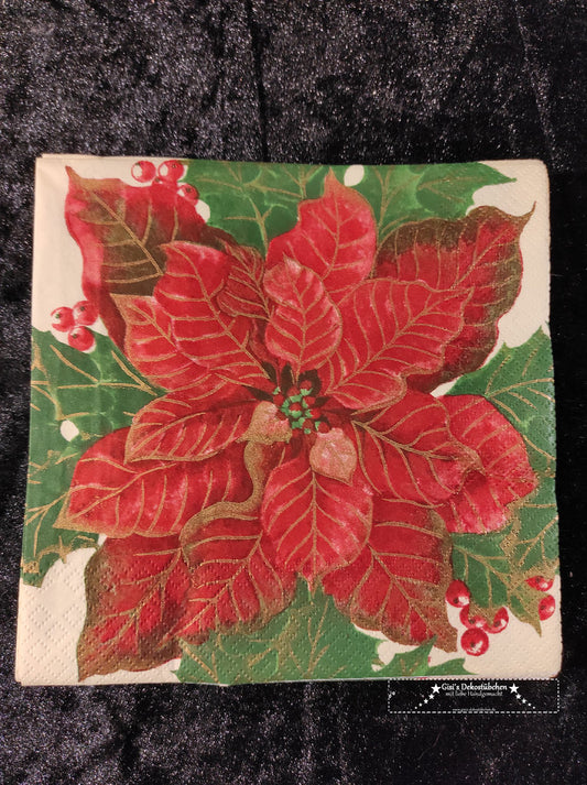 Serviette ~ Weihnachtsstern